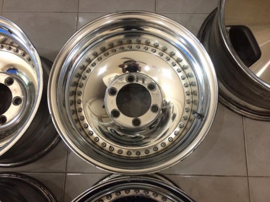 ล้อลายตัน Epsilon Japan 15x9.5 ลบ32 6รูกระบะ ลึกๆ ประมูลญี่ปุ่น