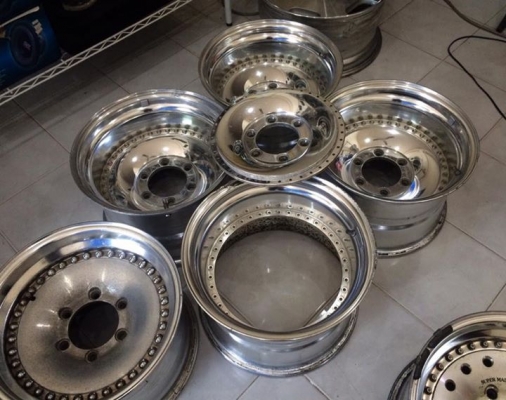 ล้อลายตัน Epsilon Japan 15x9.5 ลบ32 6รูกระบะ ลึกๆ ประมูลญี่ปุ่น