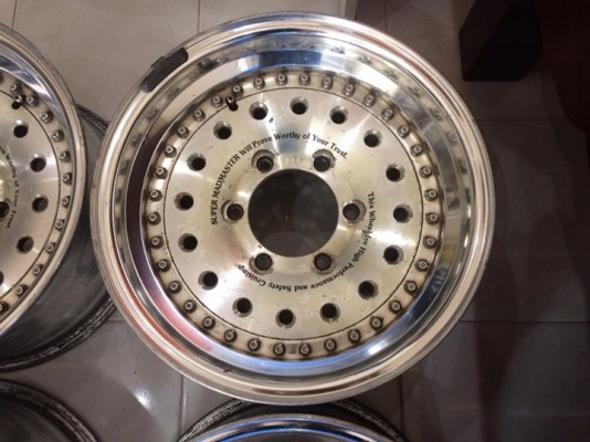 ล้อหยดน้ำ Weds Madmaster 3 ชิ้นแท้ ขอบ 15x8 ออฟ0 6รูกระบะ ประมูลญี่ปุ่น ล้อหยดน้ำ Weds Madmaster 3 ชิ้นแท้ ขอบ 15x8 ออฟ0 6รูกระบะ ประมูลญี่ปุ่น