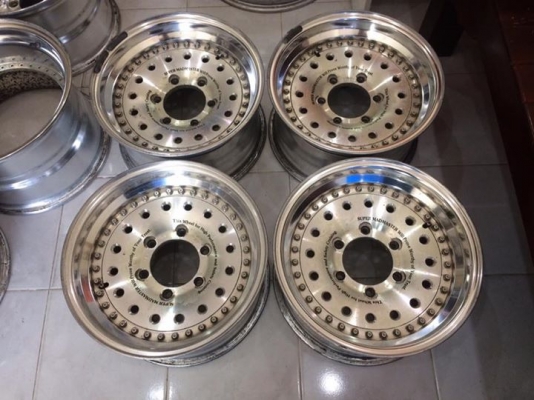 ล้อหยดน้ำ Weds Madmaster 3 ชิ้นแท้ ขอบ 15x8 ออฟ0 6รูกระบะ ประมูลญี่ปุ่น