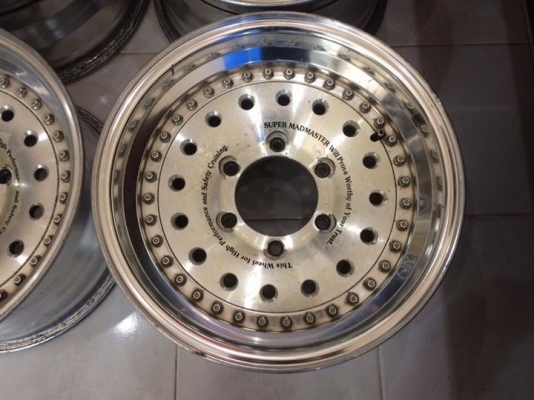 ล้อหยดน้ำ Weds Madmaster 3 ชิ้นแท้ ขอบ 15x8 ออฟ0 6รูกระบะ ประมูลญี่ปุ่น ล้อหยดน้ำ Weds Madmaster 3 ชิ้นแท้ ขอบ 15x8 ออฟ0 6รูกระบะ ประมูลญี่ปุ่น