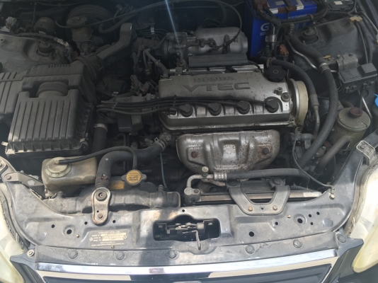 honda civic coupe ปี2000 สีดำ ไม่เคยติดแก๊ส เครื่อง d16y8