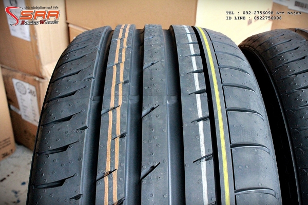 ยางใหม่ รันแฟลต CONTINENTAL ContiSportContact3 245/45R18 ปี16