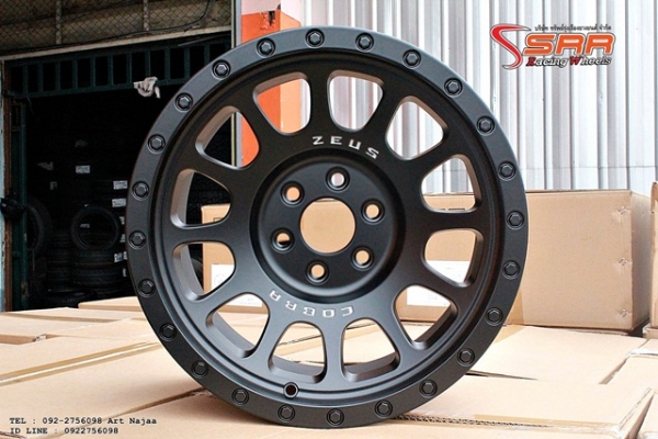 ล้อแม็กซ์ ใส่ NAVARA ZEUS-03 16X85 ET00 6H1143