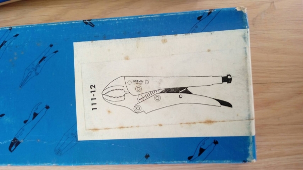 ขายคีมล็อกGRIP-ON 111-12 Made in Spain.ขนาด12"งานใหม่เก็บเก่า