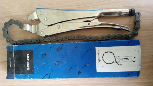 ขายคีมล็อกโซ่ Grip-on181-12 Made in Spain.งานรุ่นเก่าเก็บ
