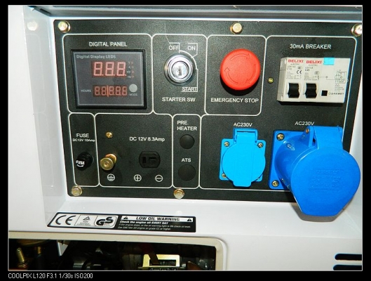 เครื่องปั่นไฟ 5.5 KW "ITC"