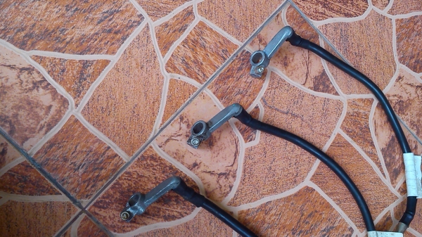 สายขั้วแบตเตอรี่ ขั้วลบ ติดรถยุโรป