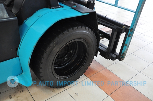 ขายรถโฟล์คลิฟท์มือสอง SUMITOMO รุ่น 11FT25PAXETD-00065 ราคา 325,000 สภาพเดิมจากญี่ปุ่น ไม่เคยใช้งานในประเทศไทย