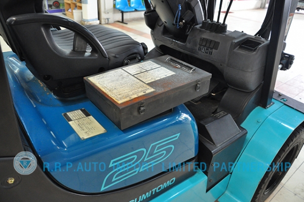 ขายรถโฟล์คลิฟท์มือสอง SUMITOMO รุ่น 11FT25PAXETD-00065 ราคา 325,000 สภาพเดิมจากญี่ปุ่น ไม่เคยใช้งานในประเทศไทย