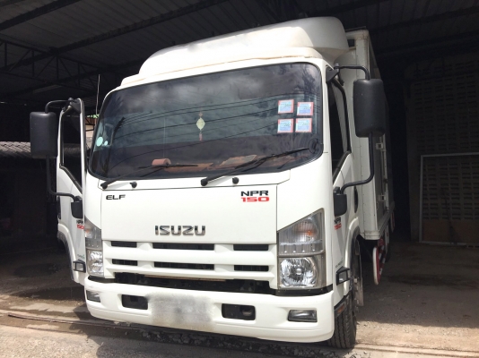 รถอีซูซุ 6 ล้อ ( ตู้แห้ง ) 150 แรงม้า. ปี 53.  ( รถวิ่ง 15x,xxx กม. )    สนใจติดต่อ  081 - 6079515
