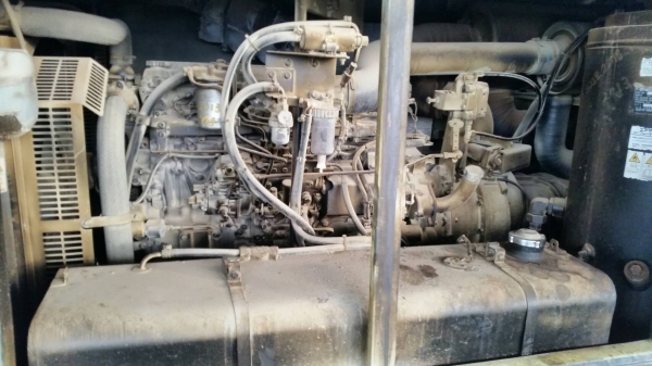 ขาย ปั๊มลมขนาดใหญ่ air compressor เก่าญี่ปุ่น AIRMAN PDS655S เครื่อง ISUZU