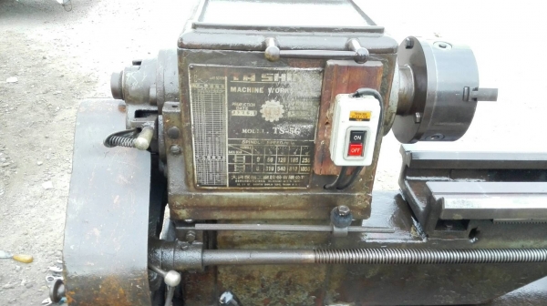 Sell> ขายแท่นกลึง‬ TA SHING 4 ฟุต เกียร์กระตุก เฟืองครบ หน้าแท่นสวยไม่มีที่ติ เดินออโต้ กลึงเกลียว ได้หมด