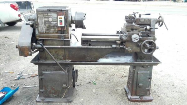 Sell> ขายแท่นกลึง‬ TA SHING 4 ฟุต เกียร์กระตุก เฟืองครบ หน้าแท่นสวยไม่มีที่ติ เดินออโต้ กลึงเกลียว ได้หมด
