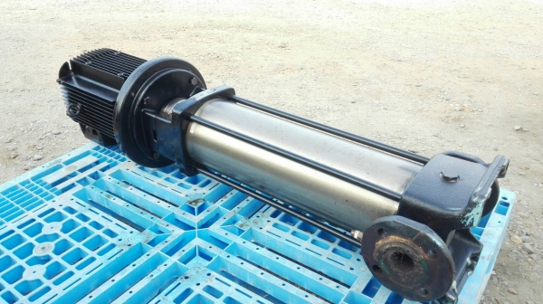 Sell> ขายปั้มน้ำตัวตั้งแรงดันสูง‬ ‪&lrm;GRUNDFOS‬ CR8-160 Q 7,3 m/h Head 120 m. มอเตอร์ 7.5 แรงม้า 3 เฟส 380 V. เทสเครื่องเรียบร้อยแล้ว