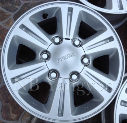 ล้อแม็ก Isuzu 6รู ขอบ15 ถอดป้ายแดง