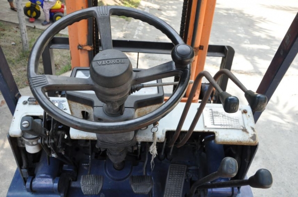 ขายFORKLIFT TOTOTA 5FG15 (1.5ตัน) เสา3เมตร สวยเดิมจากญี่ปุ่น ยังไม่เคยใช้ในไทย 125,000เท่านั้น!!