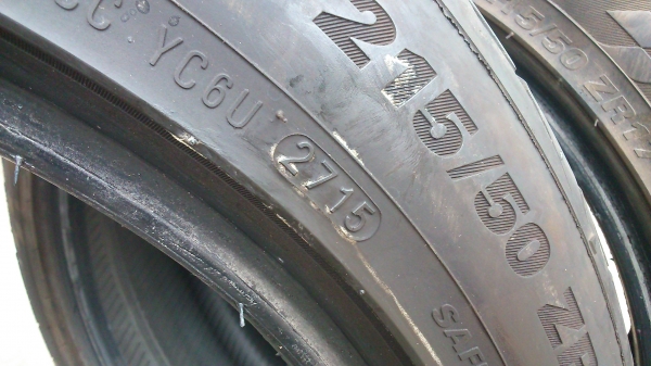 ยาง kumho 215/50R17 ยางปี 15