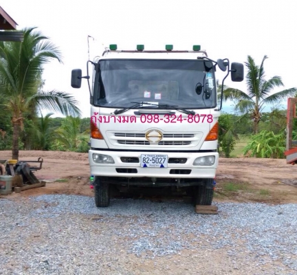 ขายรถบรรทุกไม่ดัมพ์ 12 ล้อ HINO MEGA เครื่อง 320 แรง ปี 48 มีระบบลากลูก เครื่องเดิม เกียร์เดิม รถไม่เคยทำสี ทะเบียนพร้อม ขายรถบรรทุกไม่ดัมพ์ 12 ล้อ HINO MEGA เครื่อง 320 แรง ปี 48 มีระบบลากลูก เครื่องเดิม เกียร์เดิม รถไม่เคยทำสี ทะเบียนพร้อม