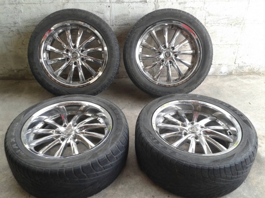 ขอบ20นิ้ว6รู พร้อมยาง สวยๆ 4 ล้อ ราคา 9900 บาท