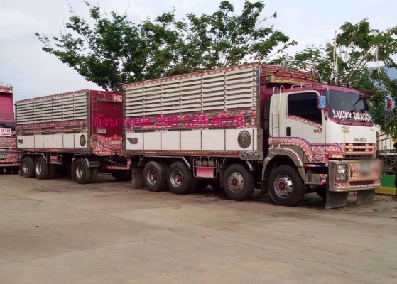 ขายรถพ่วงดัมพ์ Isuzu เครื่อง 360 แรง ปี 56 ดัมพ์แม่ลูก แม่ 12 ล้อ ลูก 3 เพลาแท้ ทะเบียนพร้อม ขายรถพ่วงดัมพ์ Isuzu เครื่อง 360 แรง ปี 56 ดัมพ์แม่ลูก แม่ 12 ล้อ ลูก 3 เพลาแท้ ทะเบียนพร้อม