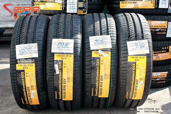 Continental ContiComFortContact CC5 185/55R16 ปี16