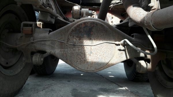 รถเทเลอร์ท้ายเป็ด 10 ล้อติดตั้งเครน 3 ตัน  ยี่ห้ออีซูซุ  ขนาด 175 แรงม้า  ติดเครน 3 ตัน