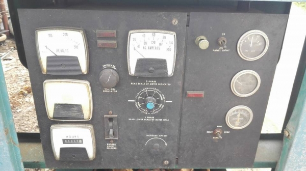 ** SOLD ** เครื่องปั่นไฟ ONAN Made in USA ขนาด 60 KVA.เครื่องดีเซล 6 สูบ ALLIS-CHALMERS จ่าย 2 ระบบ 220 // 380V