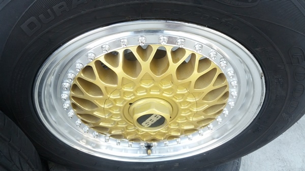 ขายล้อBBS ขอบ15 6 รู กว้าง 7 ยาง205/70/15 4 ล้อ