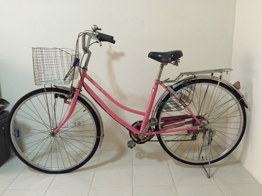 ขายจักรยานแม่บ้านญี่ปุ่นแท้ มีเกียร์ 6 speed สภาพสวย ราคา 2,800 บาท