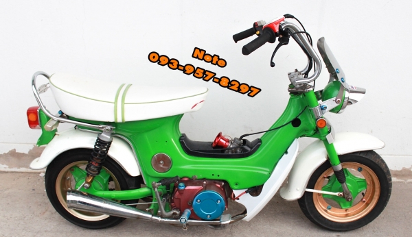 ชาลี ญี่ปุ่นแท้ๆ Honda Chaly ราคาพิเศษ 15,900 บาท ✅เครื่อง Hondaเวฟ100 สียิงทรายสวยๆ ฟิตมาใหม่ๆแน่นๆ ✅ล้อโต หลังหน้าหน้ากว้างกว่าล้อหน้า ตามแนวญี่ปุ่น ✅กันตก บังลมของใหม่ ✅ท่อตามรูปเสียงนุ่มดี ✅คาบูแดชแท้ เดินเบานิ่ง ✅บังโคลนหน้า-หลังเหล็ก ✅โช๊คหน้าเดิม-ห