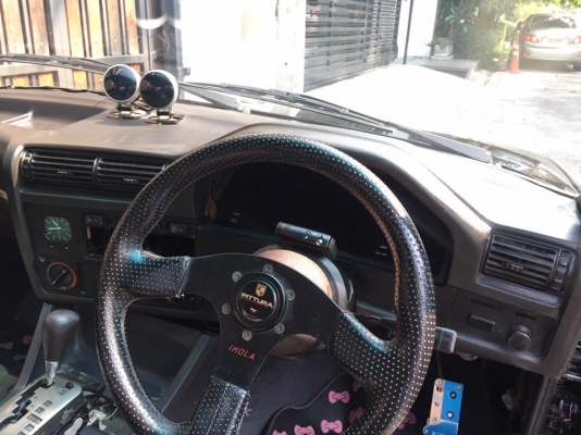 BMW E30 COUPE 89 สีดำ เครื่อง 1JGTE เกียร์ออโต้ทำเยอะมาก