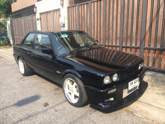 BMW E30 COUPE 89 สีดำ เครื่อง 1JGTE เกียร์ออโต้ทำเยอะมาก