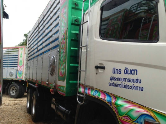 ฮีโน่  344 แรง ปี 55  ดั้มพ์ แม่+ลูก 3 คาน  ราคา  2,680,000  บาท