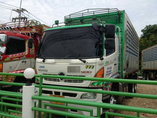 ฮีโน่  344 แรง ปี 55  ดั้มพ์ แม่+ลูก 3 คาน  ราคา  2,680,000  บาท