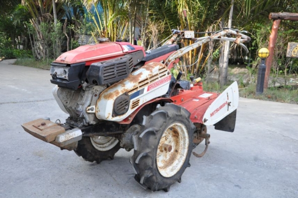 ขายรถพรวนดินMITSUBISHI MS85สาดดิน ยกร่อง แรงดี เบนซิล8.5แรง สภาพสวยเดิมจากญี่ปุ่น มีเกียร์ 18,500เท่านั้น