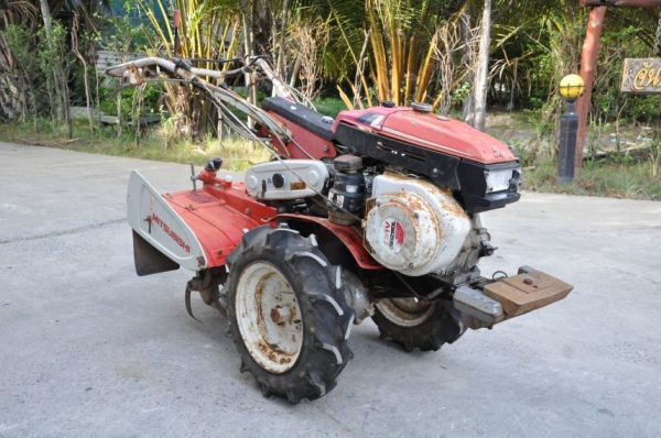 ขายรถพรวนดินMITSUBISHI MS85สาดดิน ยกร่อง แรงดี เบนซิล8.5แรง สภาพสวยเดิมจากญี่ปุ่น มีเกียร์ 18,500เท่านั้น