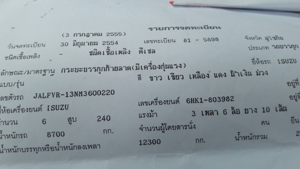 ขายแล้ว ครับๆ สิบล้อ 2เพา อีซูชุ  Dega 240ปี45 ท้ายลาก รถเกียว&amp;แบ็คโค สภาพดีเดิมๆสวยพร้อมใข้