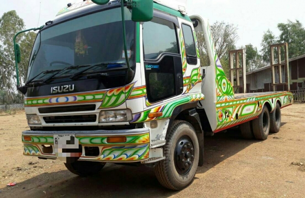 ขายแล้ว ครับๆ สิบล้อ 2เพา อีซูชุ  Dega 240ปี45 ท้ายลาก รถเกียว&amp;แบ็คโค สภาพดีเดิมๆสวยพร้อมใข้