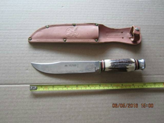 ขายมีดพกตราตางานเก่าMade in Germany. ด้ามเขาสัตว์งานเก่าเก็บ40ปี