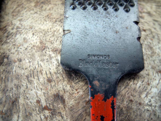 ขายตะไบบุ้งโบราณหยาบและละเอียดในด้ามเดียวกันSIMOND BLACKMASTER Made in USA.งานใหม่เก่าเก็บ