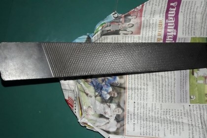 ขายตะไบบุ้งโบราณหยาบและละเอียดในด้ามเดียวกันSIMOND BLACKMASTER Made in USA.งานใหม่เก่าเก็บ