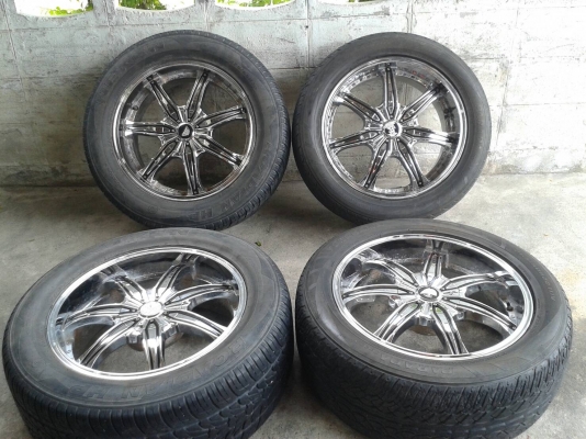 ขอบ20นิ้ว6รู พร้อมยาง สวยๆ 4 ล้อ ราคา 9900 บาท