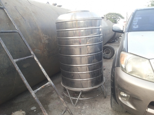 ถังน้ำสแตนเลส 750 ลิตร สติ๊กเกอร์เขียว