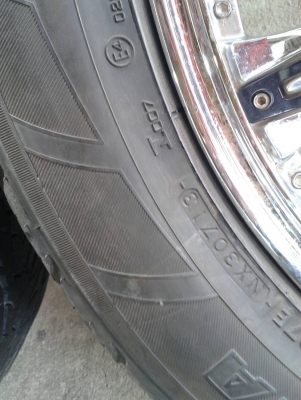 ขอบ20นิ้ว6รู พร้อมยาง สวยๆ 4 ล้อ ราคา 9900 บาท