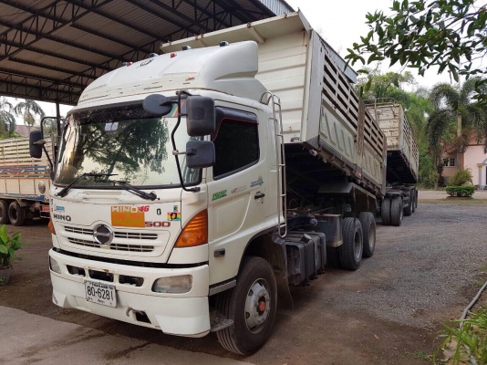 ขายรถพ่วงดัมพ์ HINO เครื่อง 380 แรง ปี 54 กระบะดัมพ์สามมิตร ลูก 3 เพลาแท้ ทะเบียนพร้อม ขายรถพ่วงดัมพ์ HINO เครื่อง 380 แรง ปี 54 กระบะดัมพ์สามมิตร ลูก 3 เพลาแท้ ทะเบียนพร้อม