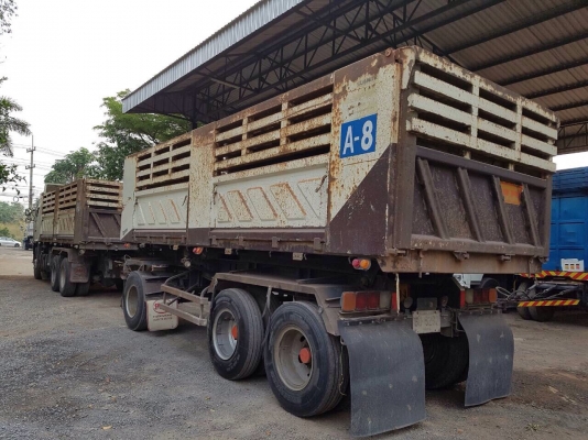 ขายรถพ่วงดัมพ์ HINO เครื่อง 380 แรง ปี 54 กระบะดัมพ์สามมิตร ลูก 3 เพลาแท้ ทะเบียนพร้อม ขายรถพ่วงดัมพ์ HINO เครื่อง 380 แรง ปี 54 กระบะดัมพ์สามมิตร ลูก 3 เพลาแท้ ทะเบียนพร้อม