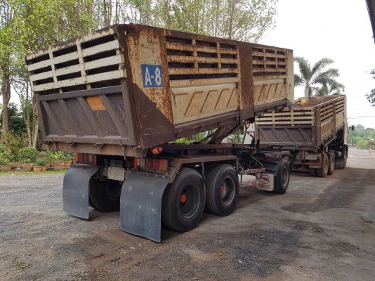 ขายรถพ่วงดัมพ์ HINO เครื่อง 380 แรง ปี 54 กระบะดัมพ์สามมิตร ลูก 3 เพลาแท้ ทะเบียนพร้อม ขายรถพ่วงดัมพ์ HINO เครื่อง 380 แรง ปี 54 กระบะดัมพ์สามมิตร ลูก 3 เพลาแท้ ทะเบียนพร้อม