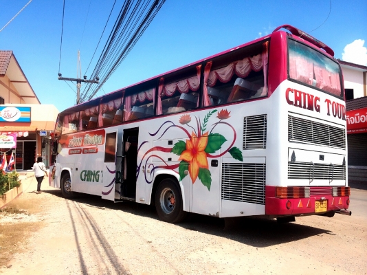 ขายรถทัวร์ปรับอากาสชั้นครึ่ง เจ้าของขับเอง