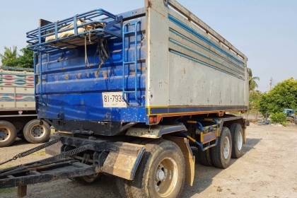 ขายรถพ่วงดัมพ์ ISUZU เครื่อง 360 แรง ปี 56 กระบะดัมพ์มิเนียมแม่ลูก ลูก 3 เพลายัด ไมล์ 115,xxx สดและผ่อน ขายรถพ่วงดัมพ์ ISUZU เครื่อง 360 แรง ปี 56 กระบะดัมพ์มิเนียมแม่ลูก ลูก 3 เพลายัด ไมล์ 115,xxx สดและผ่อน